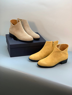 Eadie 中跟单鞋 2025新款 女休闲单鞋 真皮 真皮圆头平底单鞋 Blair