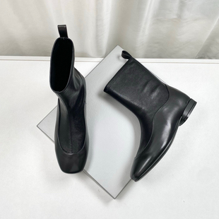 圆头低跟女鞋 2025新款 单鞋 乐福鞋 真皮靴舒适靴 Blair 小单鞋 Eadie