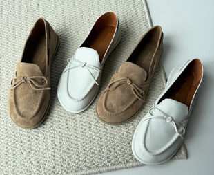 Eadie 真皮外贸单鞋 2025新款 女浅口平底女鞋 真皮休闲鞋 Blair