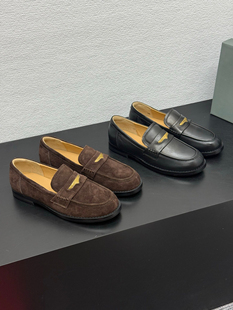 Blair Eadie 2026新款真皮乐福鞋女鞋通勤百搭单鞋舒适妈妈鞋子