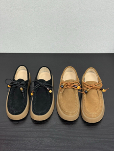 真皮小皮鞋 Blair 圆头低跟女真皮靴子真皮单鞋 2025新款 Eadie