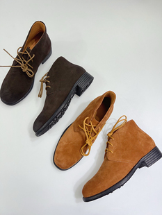 真皮手工反绒皮沙漠靴皮靴马丁 2025新款 靴子真皮 Eadie Blair