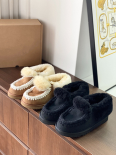 Eadie爆款 毛毛雪地靴 鞋 运动鞋 真皮 雪地靴靴子运动单鞋 Blair