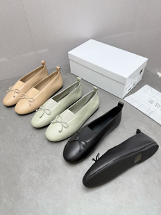 真皮圆头平底单鞋 女时尚 单鞋 Blair 跳舞鞋 2025新款 平底单鞋 Eadie