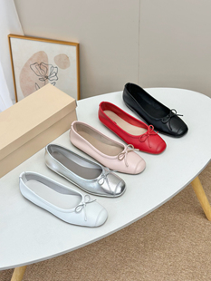 圆头平底单鞋 2025新款 女休闲单鞋 单鞋 Blair 真皮平底单鞋 Eadie