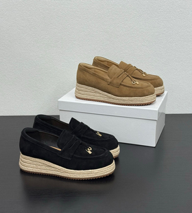 浅口单鞋 Blair 圆头低跟女真皮靴子真皮单鞋 2025新款 运动 Eadie