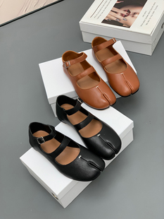 Eadie 舒适单鞋 2025新款 女分趾鞋 真皮小众猪蹄浅口单鞋 Blair