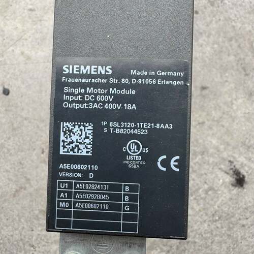 可维修6SL3120-1TE21-8AA3议价