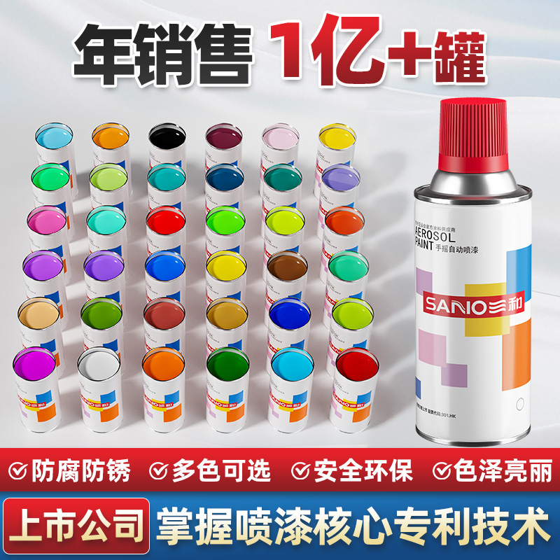 上市公司年销售1亿+自喷漆