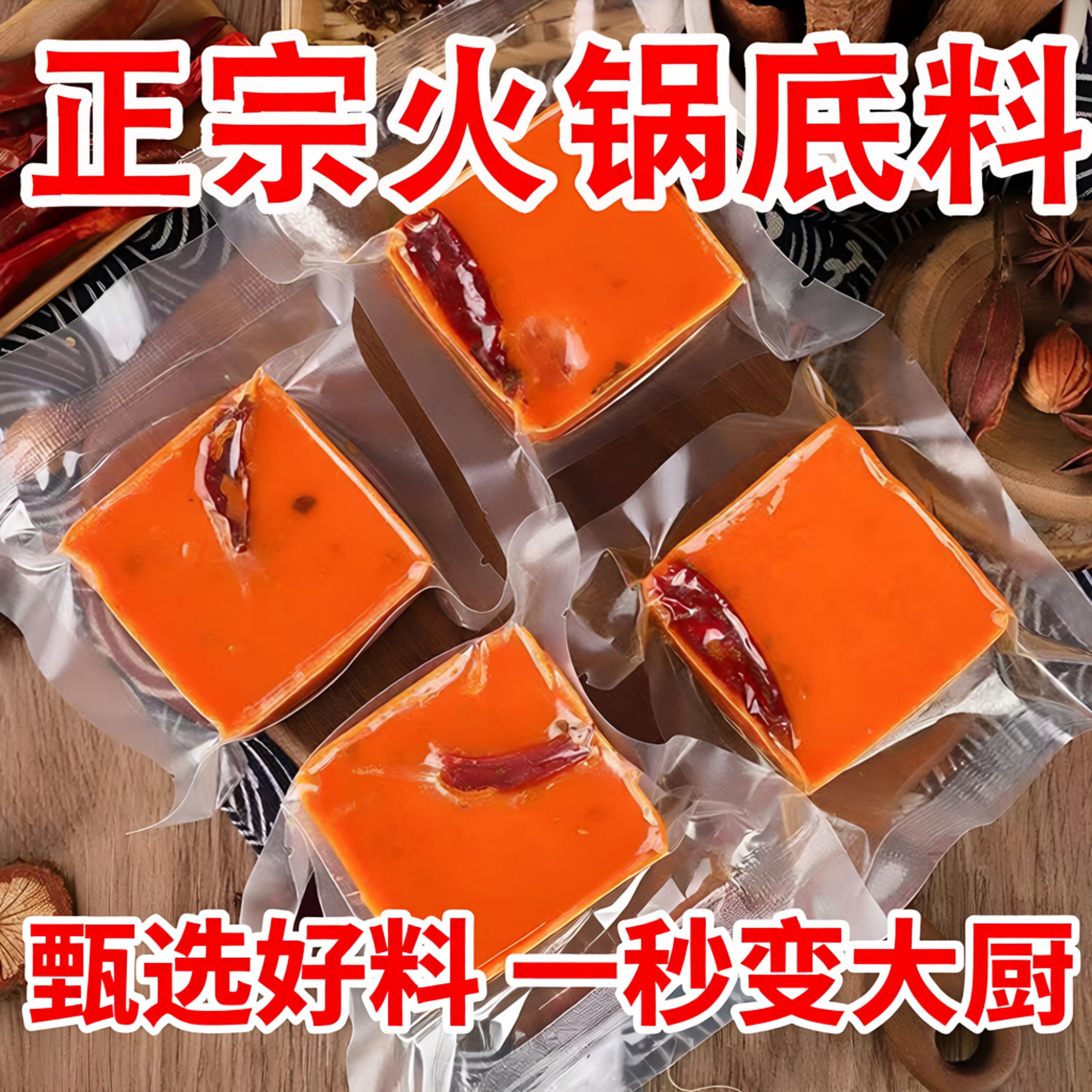 独立包装牛油火锅底料辣到爽为止
