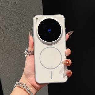 适用VIVOX300PRO手机壳无界系列新款肤感保护套VIVOX300细圈磁吸功能VIVO全包防摔