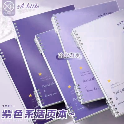 活页本可拆卸笔记本本ins风