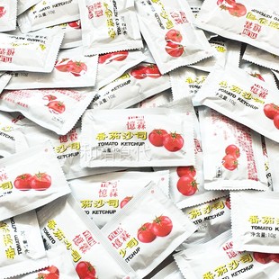 忆霖番茄沙司番茄酱600包薯条酱炸鸡鸡块面包手抓饼寿司酱
