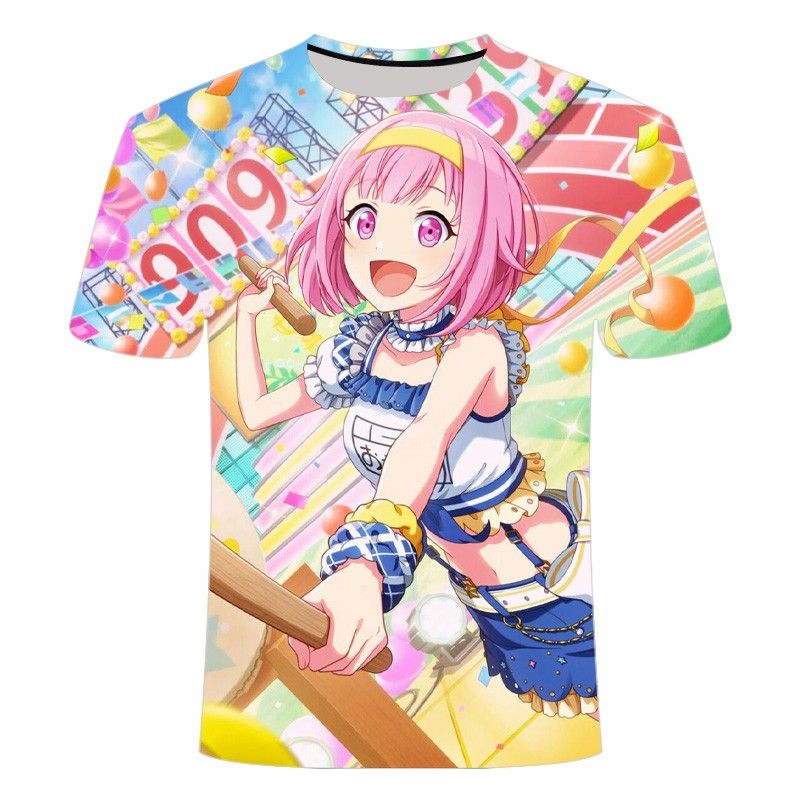 动漫周边KizunaAI绊爱爱酱T恤