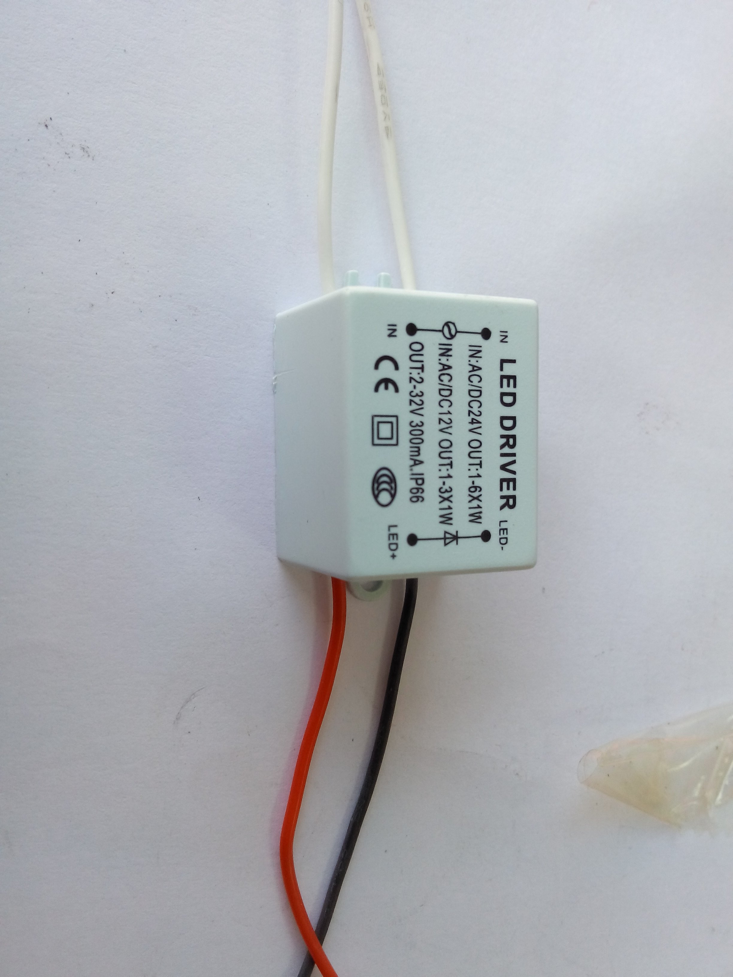 LED低压12V24V内置1-6W瓦裸板球泡灯恒流驱动器电源蜡烛灯杯