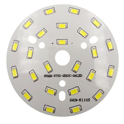 led贴片光源圆形超高亮灯板灯芯配件5730灯珠水晶灯泡吸顶灯贴片