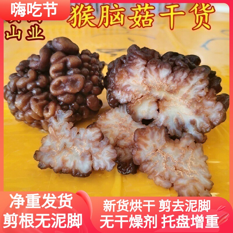 猴脑菌干货未开精品玛卡菌云南省山珍黑松菌海参菇菌核桃云南菌子
