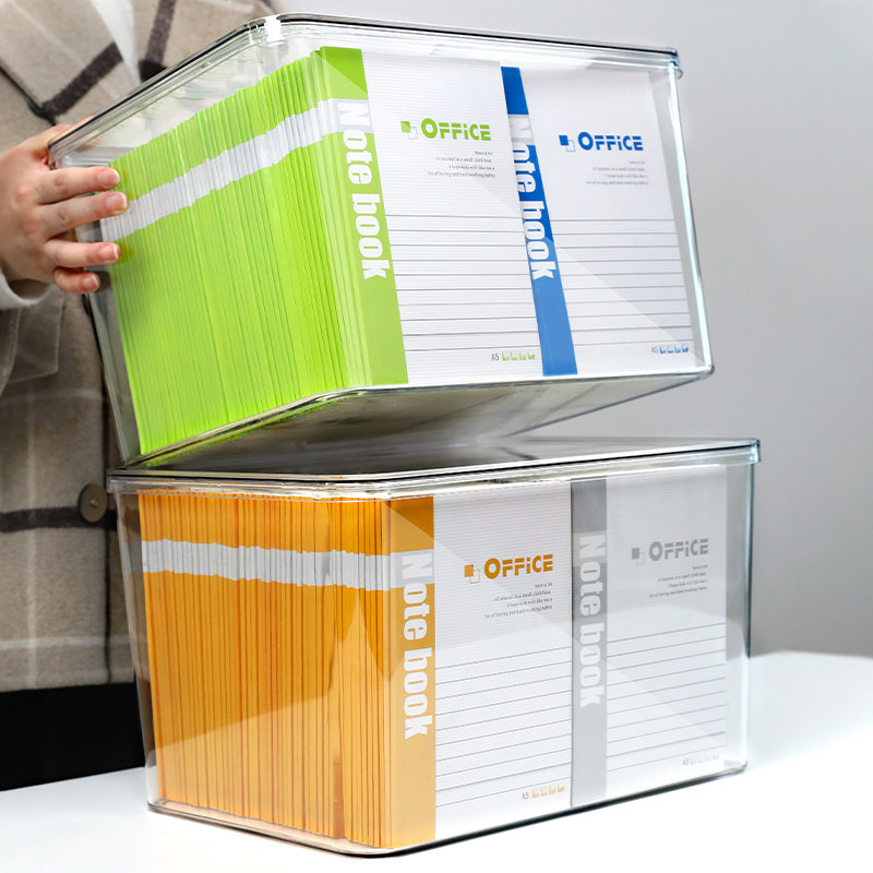 书本收纳盒透明塑料书籍带盖储物儿童桌面手提绘本牛津树整理神器,收纳整理,桌面收纳盒,淘宝优惠券,粉丝福利购,淘宝优惠卷