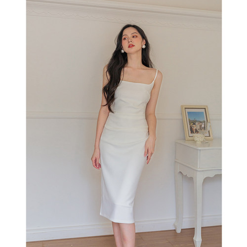 小礼服高级感吊带裙弹力ju大