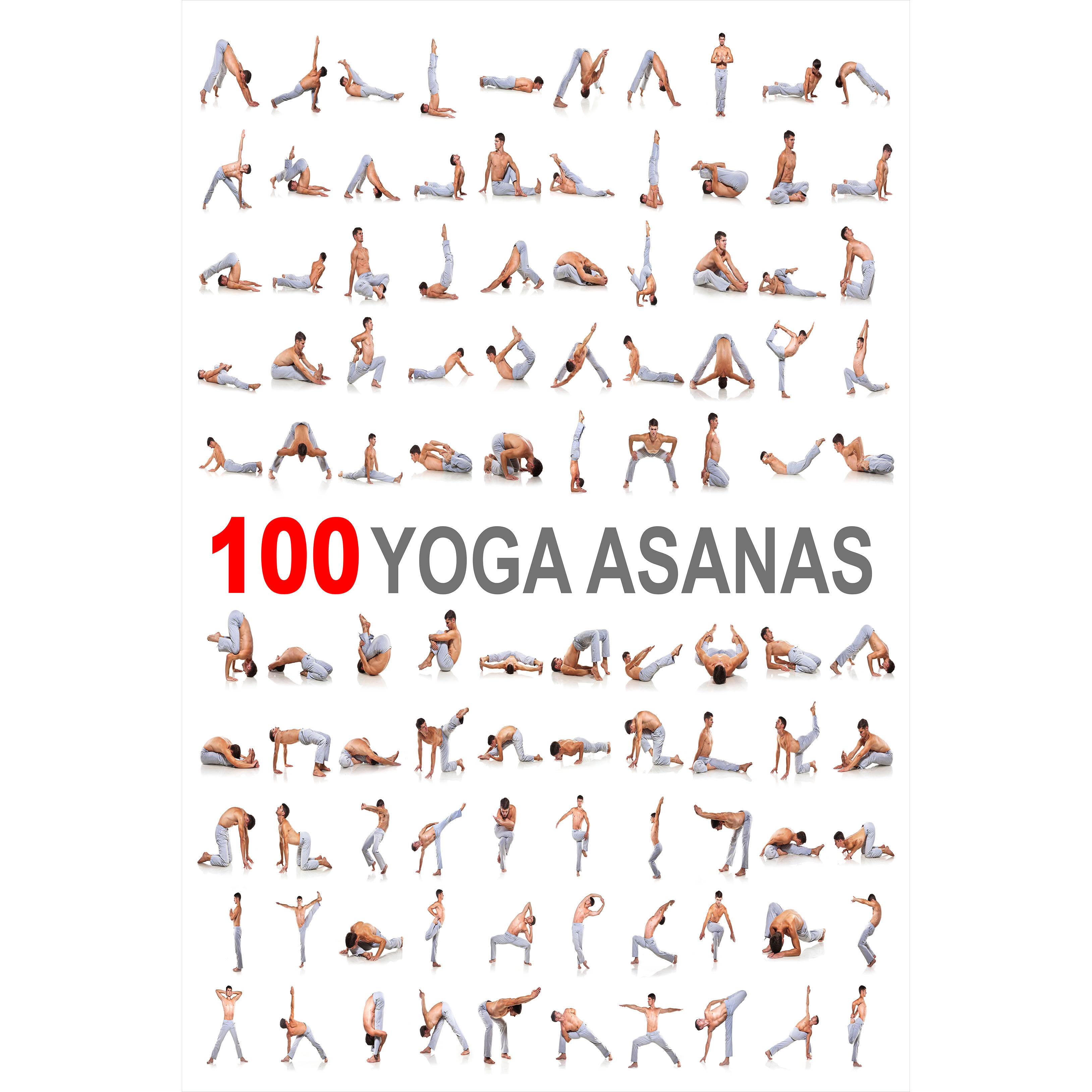 瑜伽姿势动作图海报美容院纤体运动健身挂图健身房装饰画广告贴纸