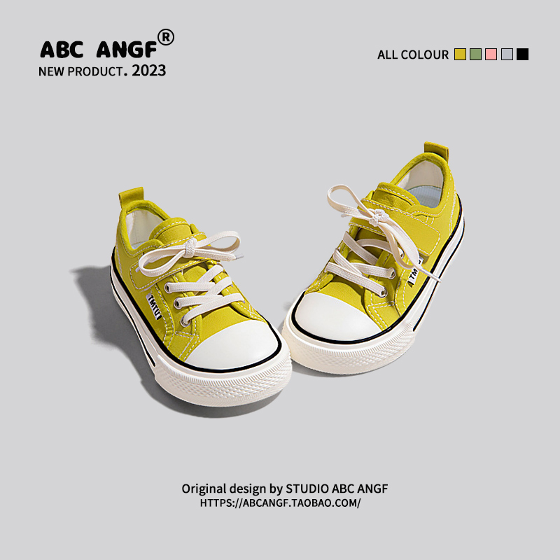 ABCANGF儿童帆布鞋官网运动时尚