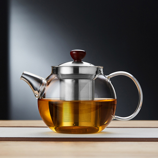 玻璃茶壶耐高温加厚单壶茶水分离家用电陶炉烧水壶泡茶器茶具套装
