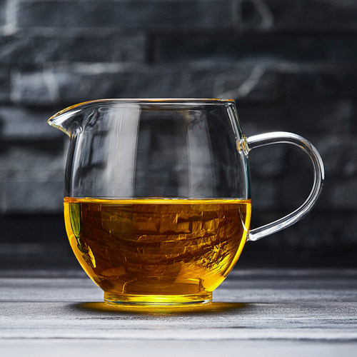 玻璃公道杯单个套装家用茶滤