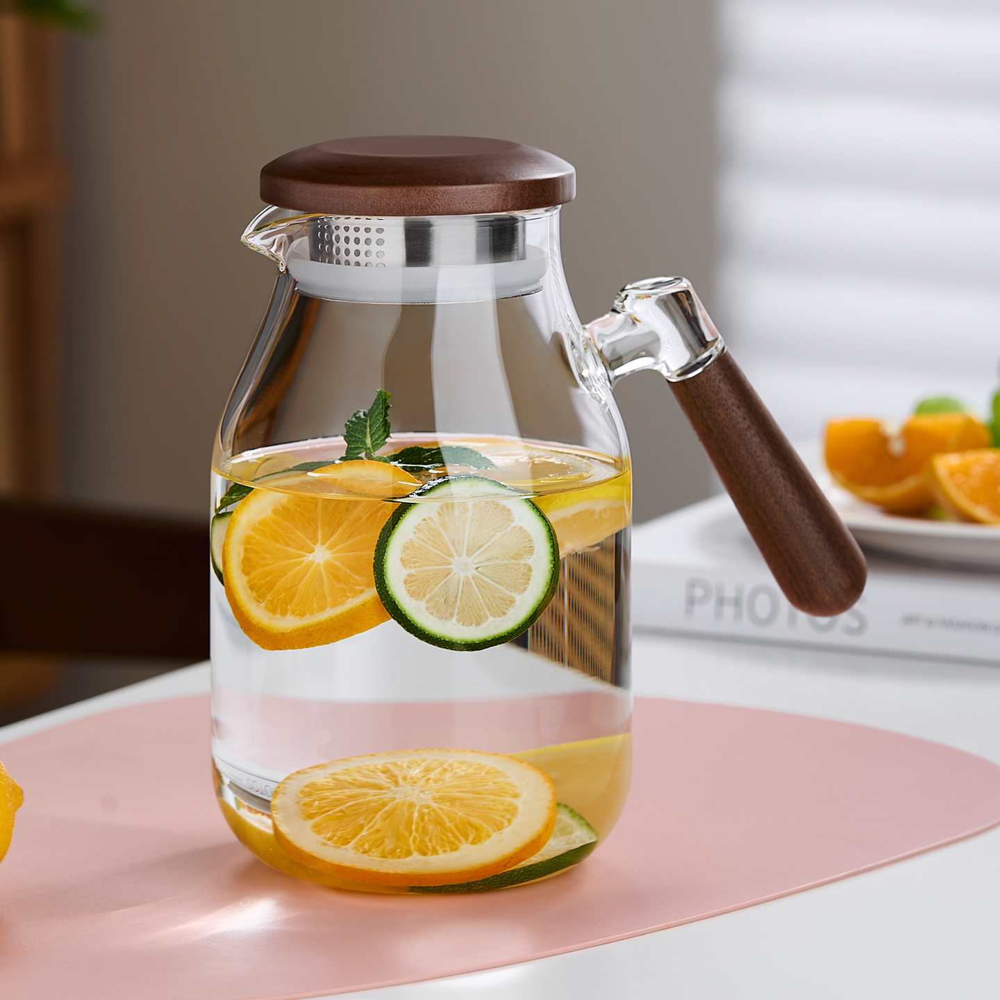 玻璃耐高温大容量冷水壶