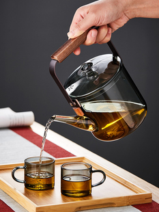 玻璃煮茶壶耐高温高档电陶炉烧水壶提梁壶围炉明火泡茶壶茶具套装