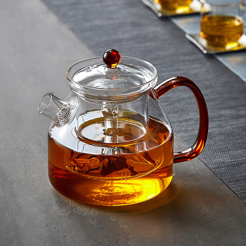 玻璃蒸煮壶耐高温加厚家用高硼硅电陶炉烧水大泡茶壶功夫茶具套装