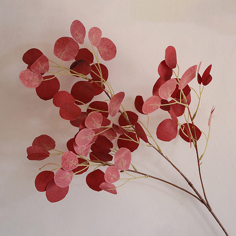 婚庆仿真花森系小圆叶尤加利