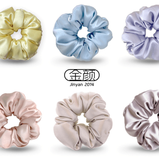 大肠发圈超大枕头睡眠真丝女高级感发绳高颜值韩系头绳头饰缎面