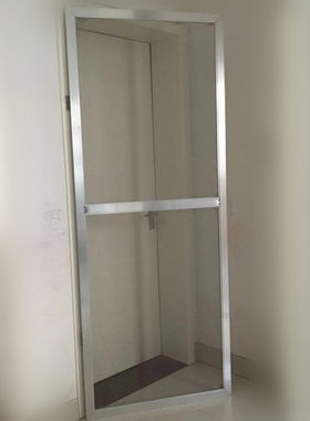 铝合金纱门平开纱窗门防蚊门纱网门不锈钢防鼠网自装家用平开纱门