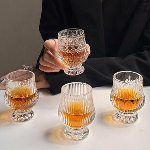 轻奢风白兰地杯洋酒杯高级感ins水晶闻香杯威士忌酒杯品鉴冷饮杯