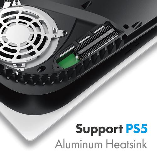 PS5专用M.2固态硬盘散热片
