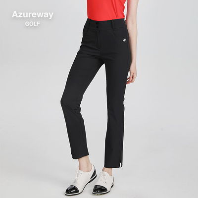高尔夫裤子修身显瘦长裤韩版弹力