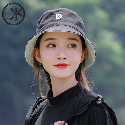 DK高尔夫女帽子大沿帽GOLF球帽白
