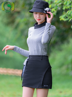 GF高尔夫服装 秋冬简约显瘦包臀防走光半身短裙 女高端长袖 上衣套装