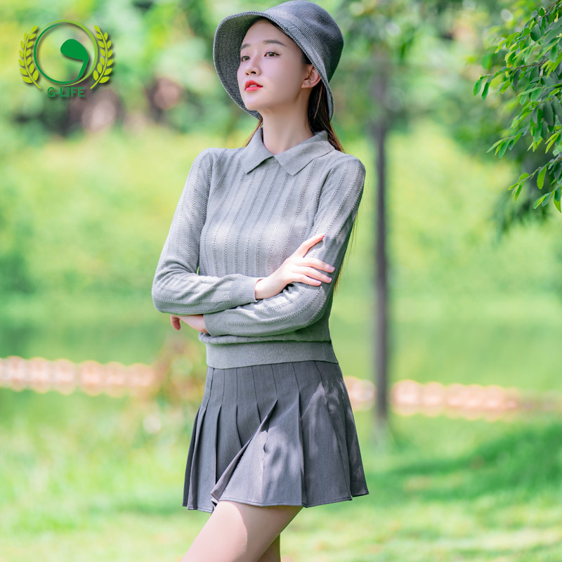 GF高尔夫衣服女秋冬女装针织毛衣