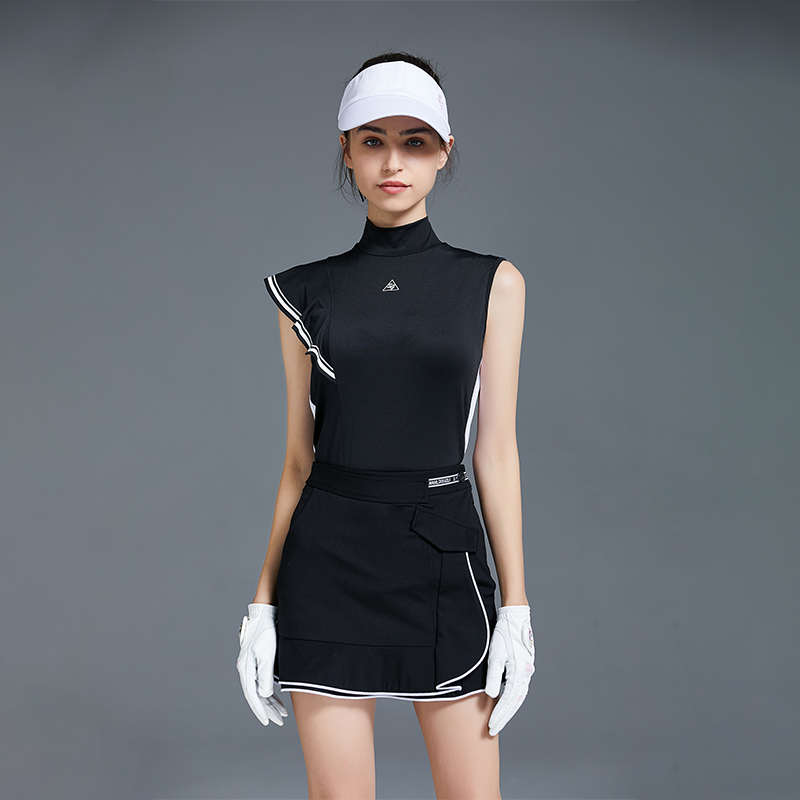 SG高尔夫女装高端2022新品春夏新品GOLF服装女士套装时尚简约无袖