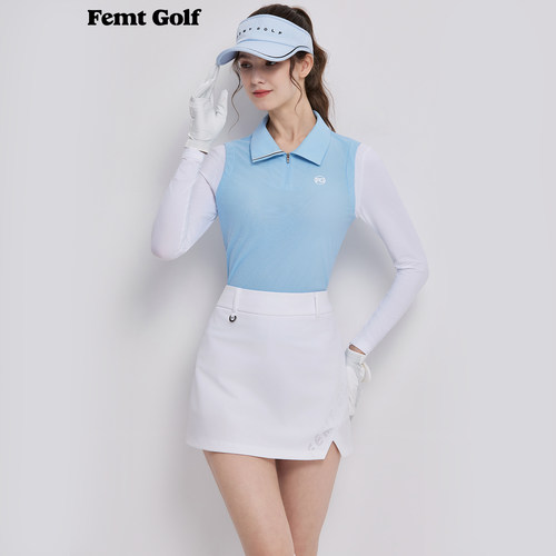 26FG高尔夫服装女防晒长袖POLO衫