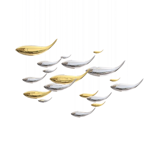 空中创意吊饰天花板高颜值海洋艺术挂饰幼儿园环创走廊吊饰小鱼