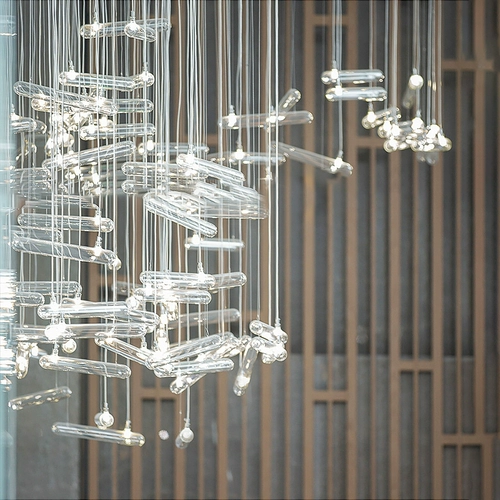 Youxue Air Tripper Creative Art Glass торговые торговые центры Холл Холл Потолочный Звездный Звездный свет люстры