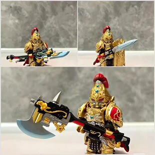 适用乐高第三方积木人仔战锤40K帝皇利刃灰骑士忠诚禁军暗源拼装