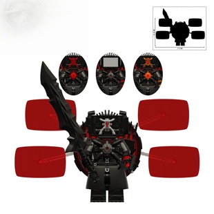 第三方积木人仔马桶人电视末日守望者KDL848新款监控人拼装玩具