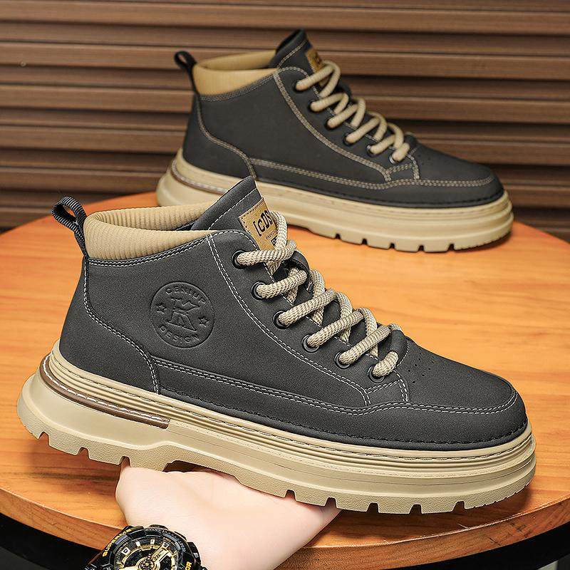 【特大码加宽加肥英伦马丁靴】