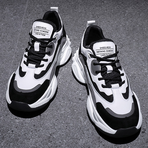 【特大码加绒运动休闲老爹鞋男】