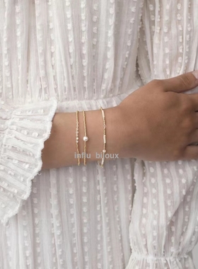 手工annilu同款雏菊手链男女