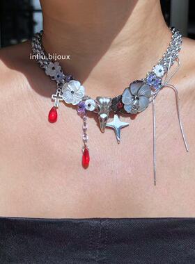 颈链influ捷克琉璃哥特风