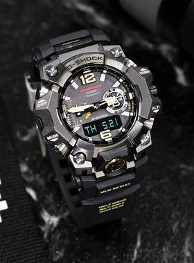 CASIO卡西欧手表男三代大泥王蓝牙电波太阳能蓝宝石GWG-B1000-1A